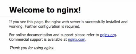 nginx-welcome